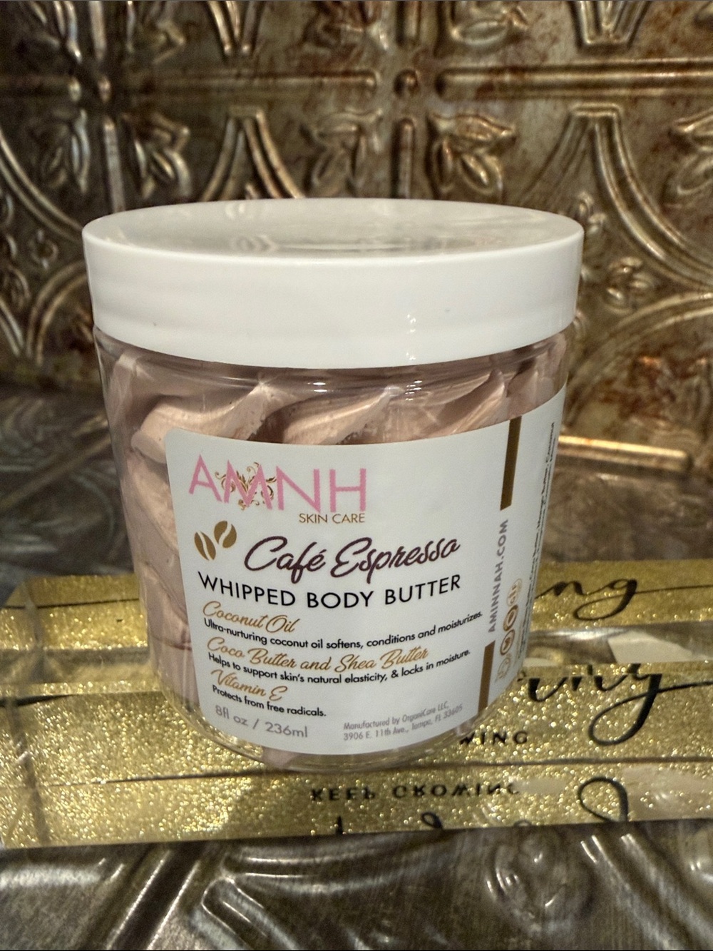 AMNH Cafe Espresso Whipped Body Butter - Pink